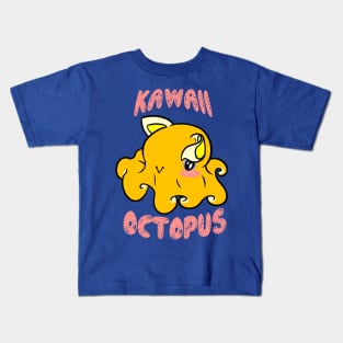 Kawaii Octopus Kids T-Shirt